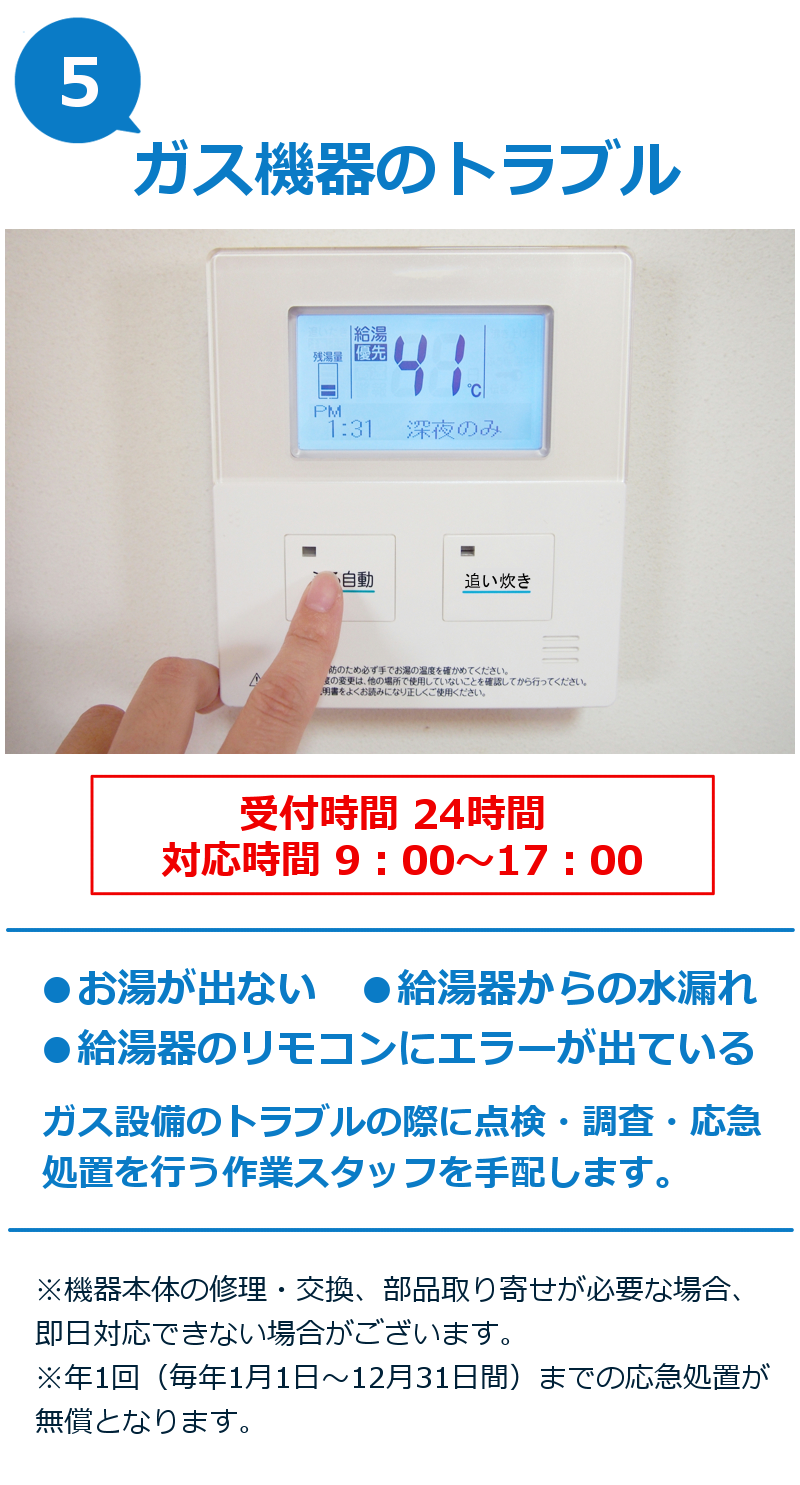 Vサポート ガス機器