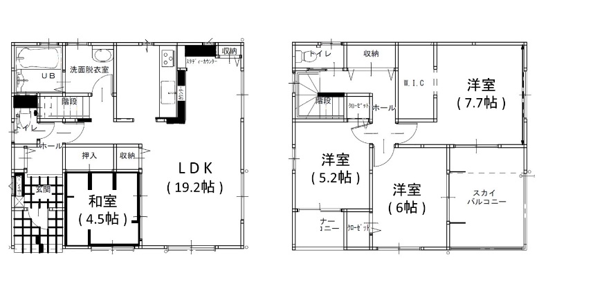 2号棟 間取り図