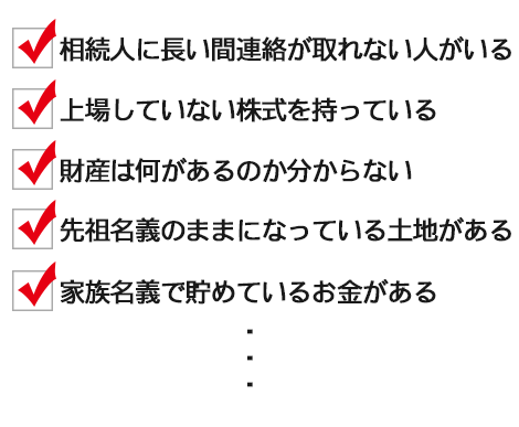 相続チェック