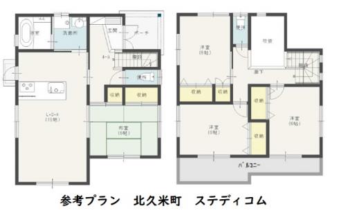 北久米町1号地新築プラン