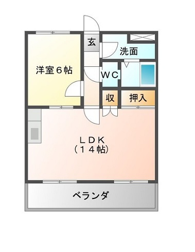 メルヴェイユヴィル 201 間取り