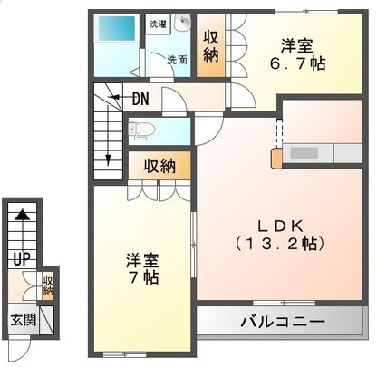 Leap 柔 205 間取り