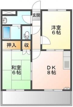 メルヴェイユヴィル 203 間取り