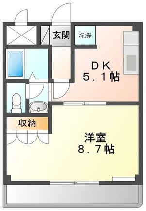 グレイスヒルズⅢ 201 間取り
