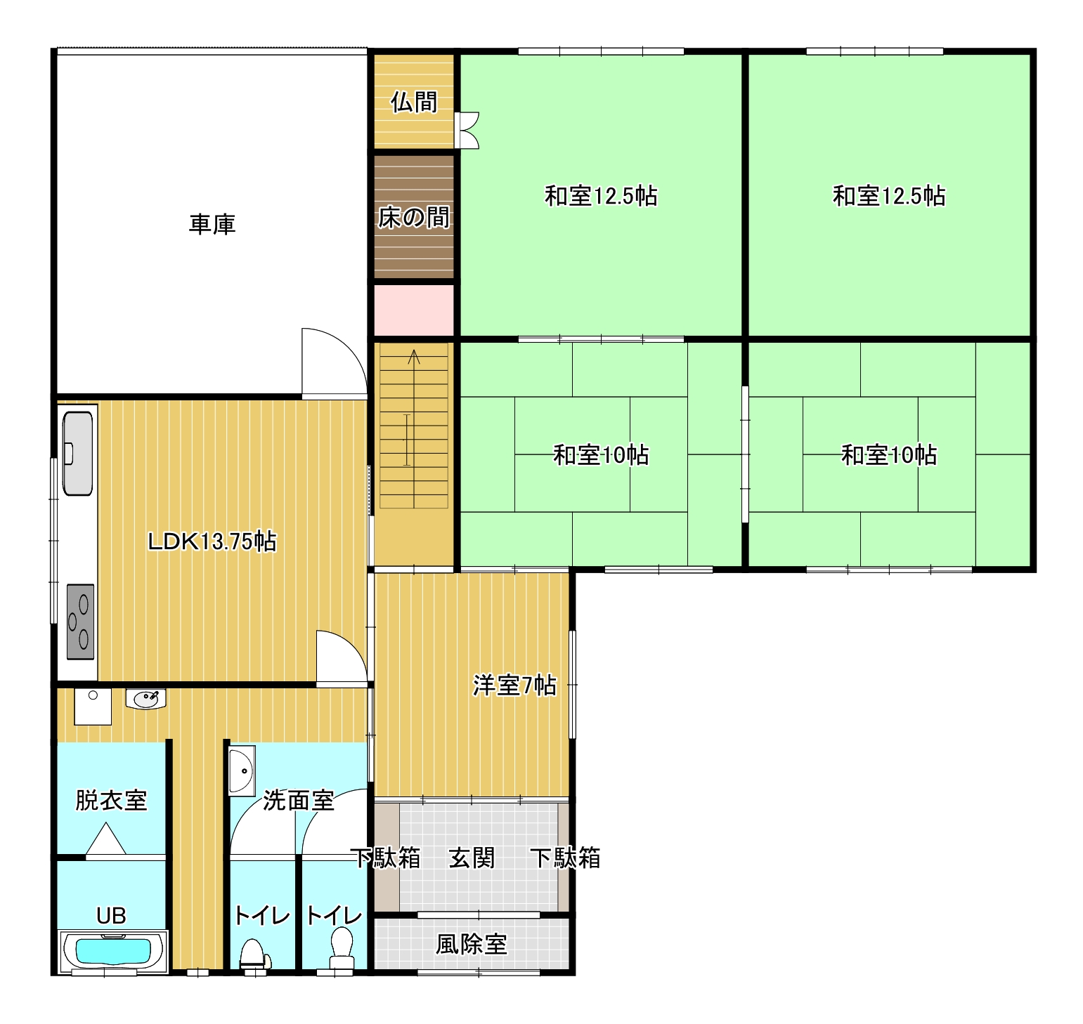 成田邸売家1Fみどり町4丁目