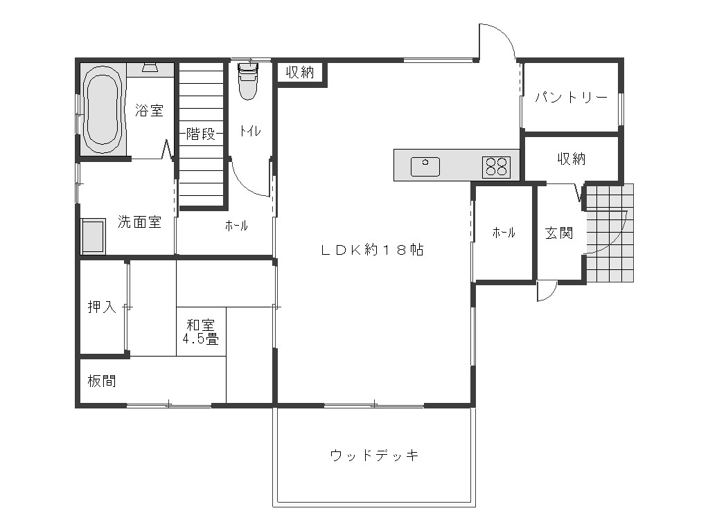 西弁分中古住宅 エビハラ邸1
