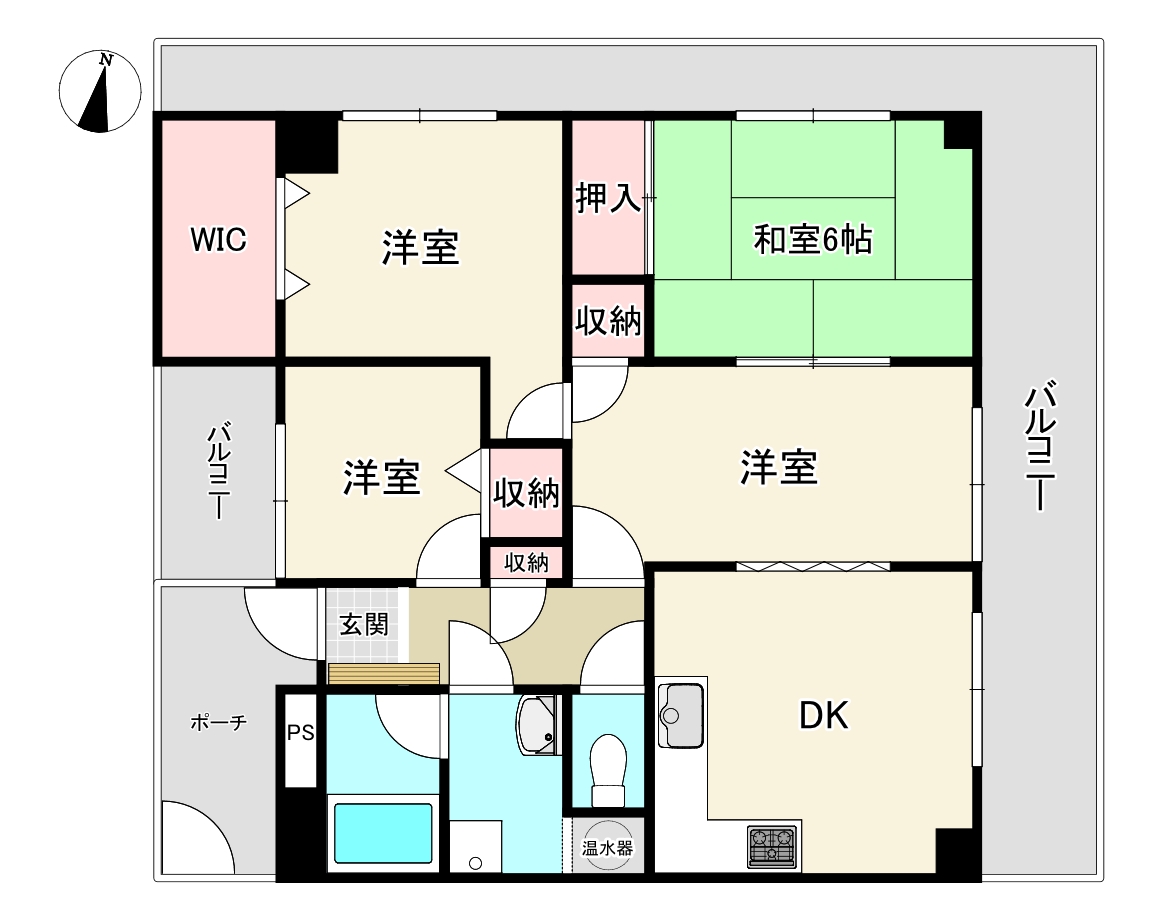 新着売買：徳島市南末広町【南末広第2マンション】独立別棟の4DK。イオンモール徳島隣接の便利立地 | 徳島市の賃貸・売買は八田不動産まで