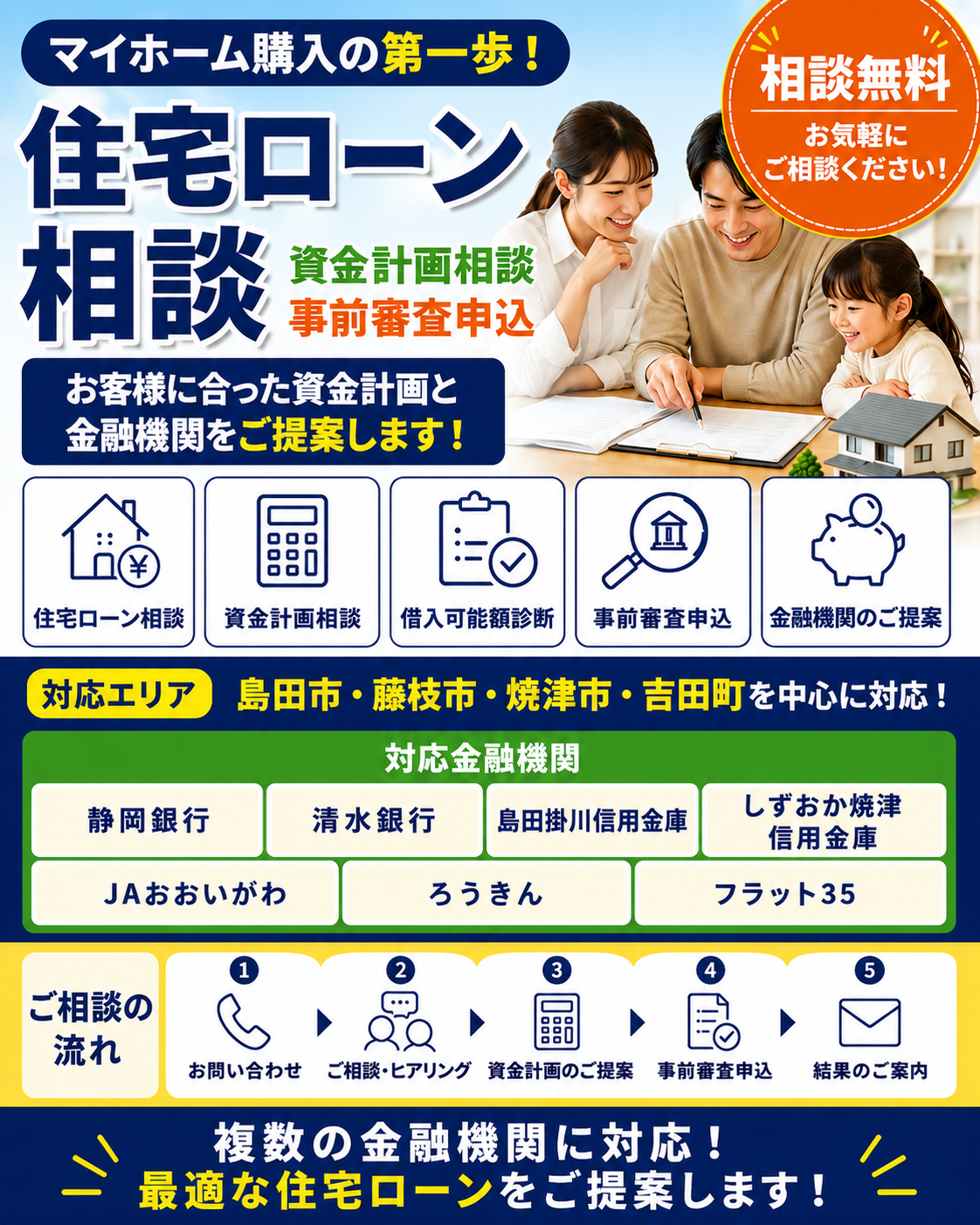 住宅ローン相談はマイホーム購入の第一歩｜資金計画から住宅ローン事前