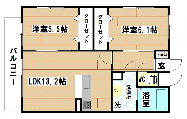 中井4丁目新築賃貸マンション　11号室2LDK
