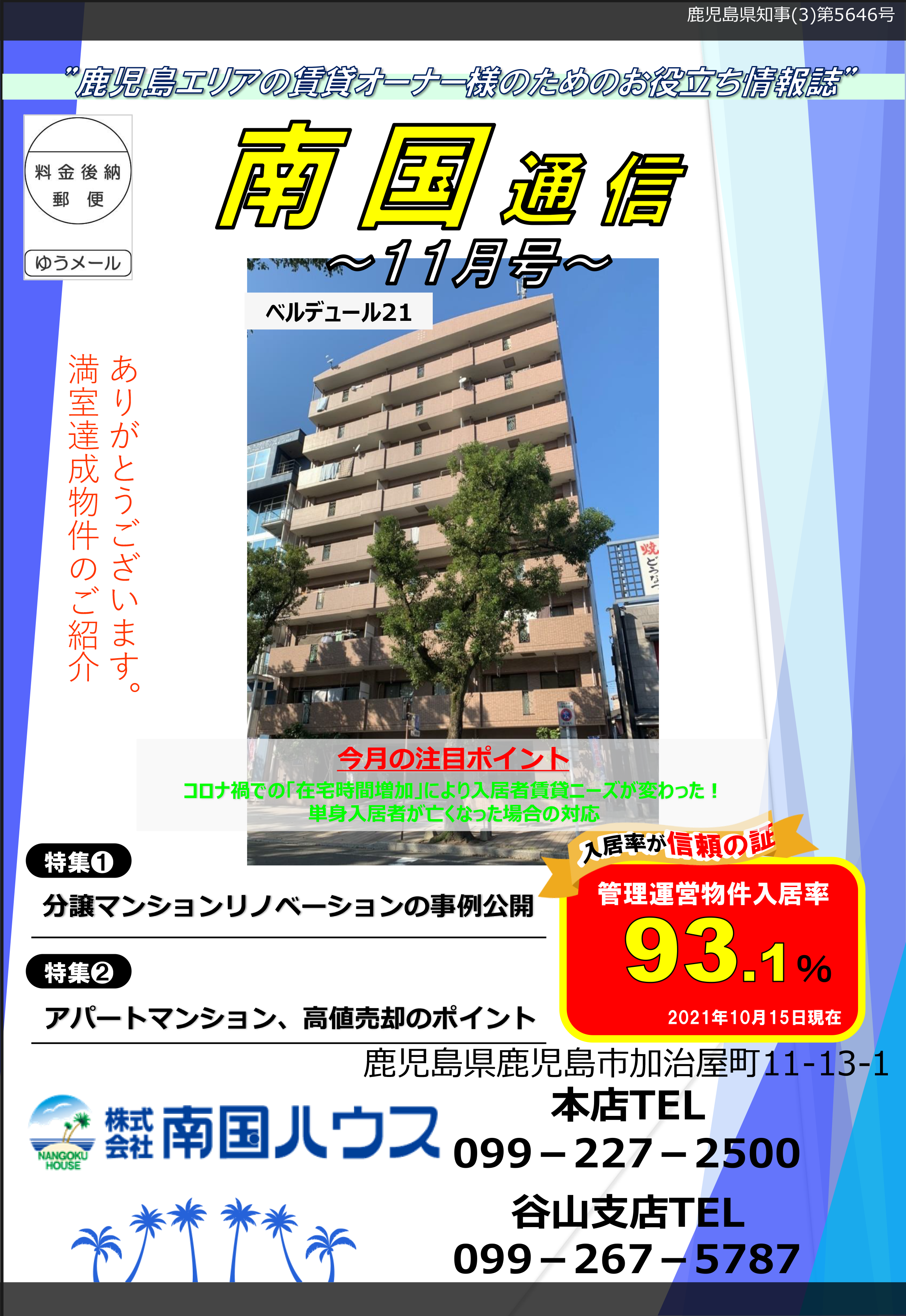 南国通信11月