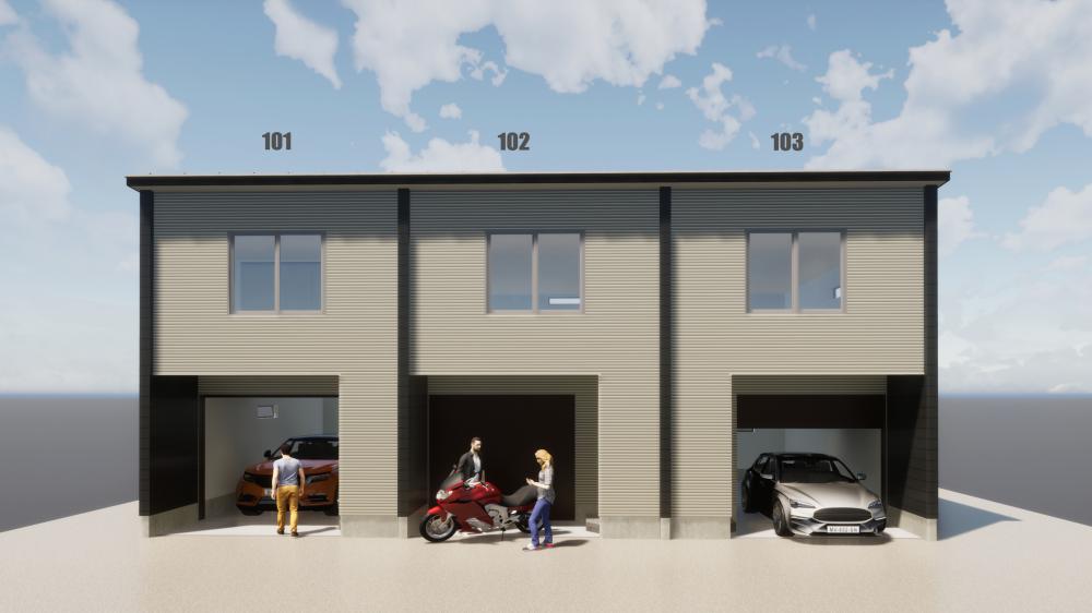 インナーガレージ賃貸 ８ｃａｓａ御経塚 野々市市御経塚4丁目 年12月完成