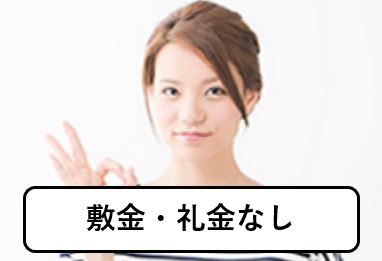 敷金礼金無し