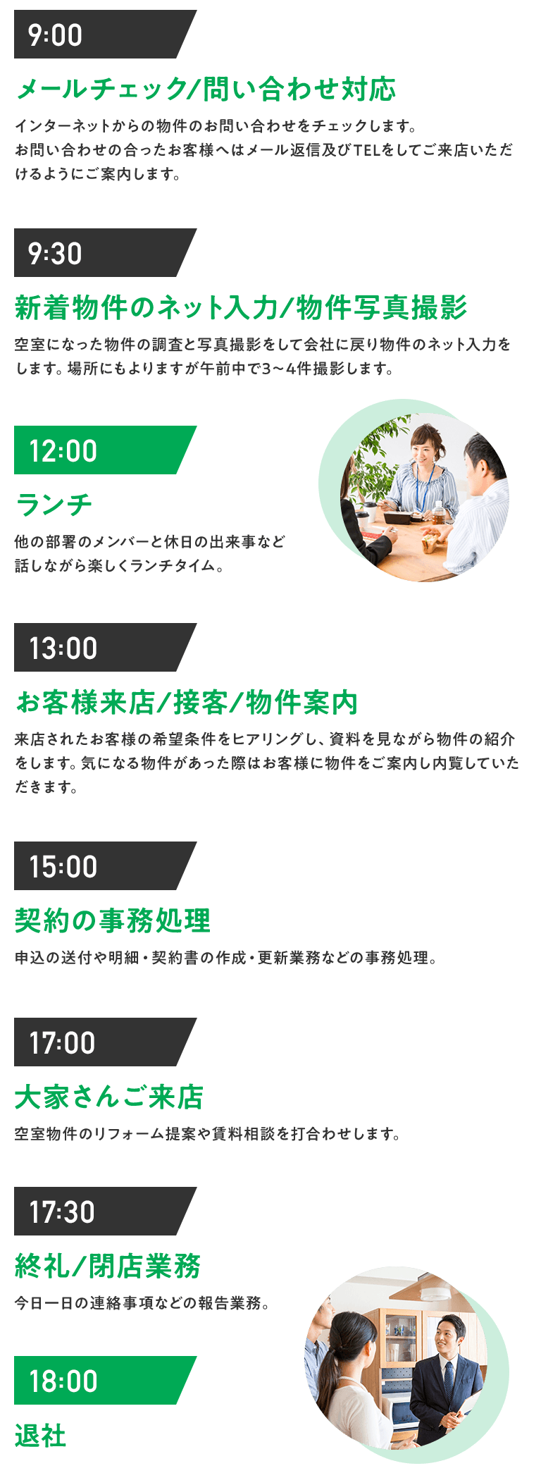 スケジュール 一日