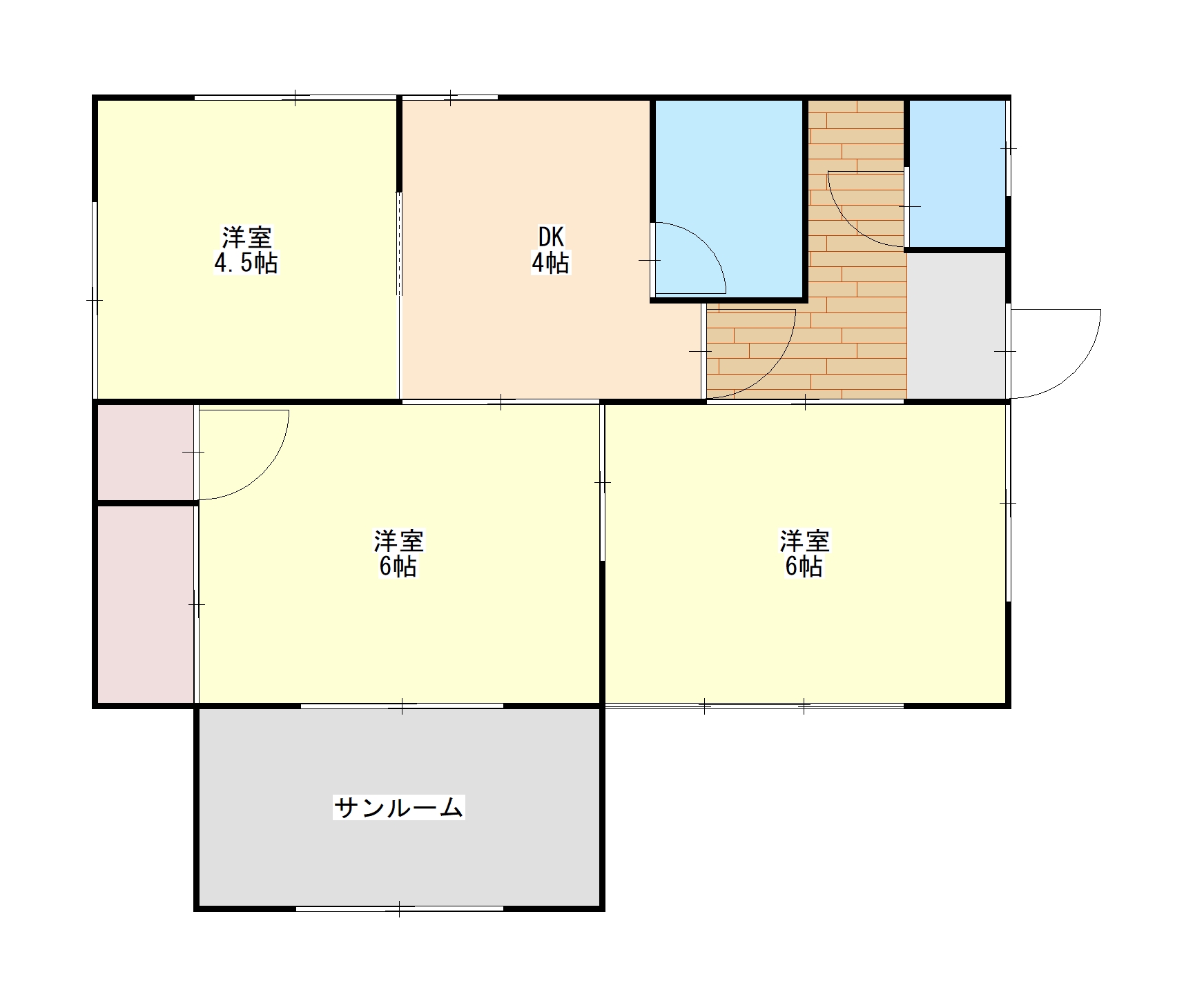 ♢新着情報♢ 渋川市有馬 賃貸平家一戸建て3DK 2026年7月上旬入居可