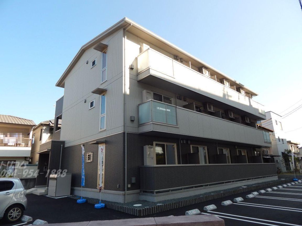 【福山市三吉町のオートロック付1K賃貸アパート インターネット無料！アルソック、宅配ボックス完備】 株式会社トリコム