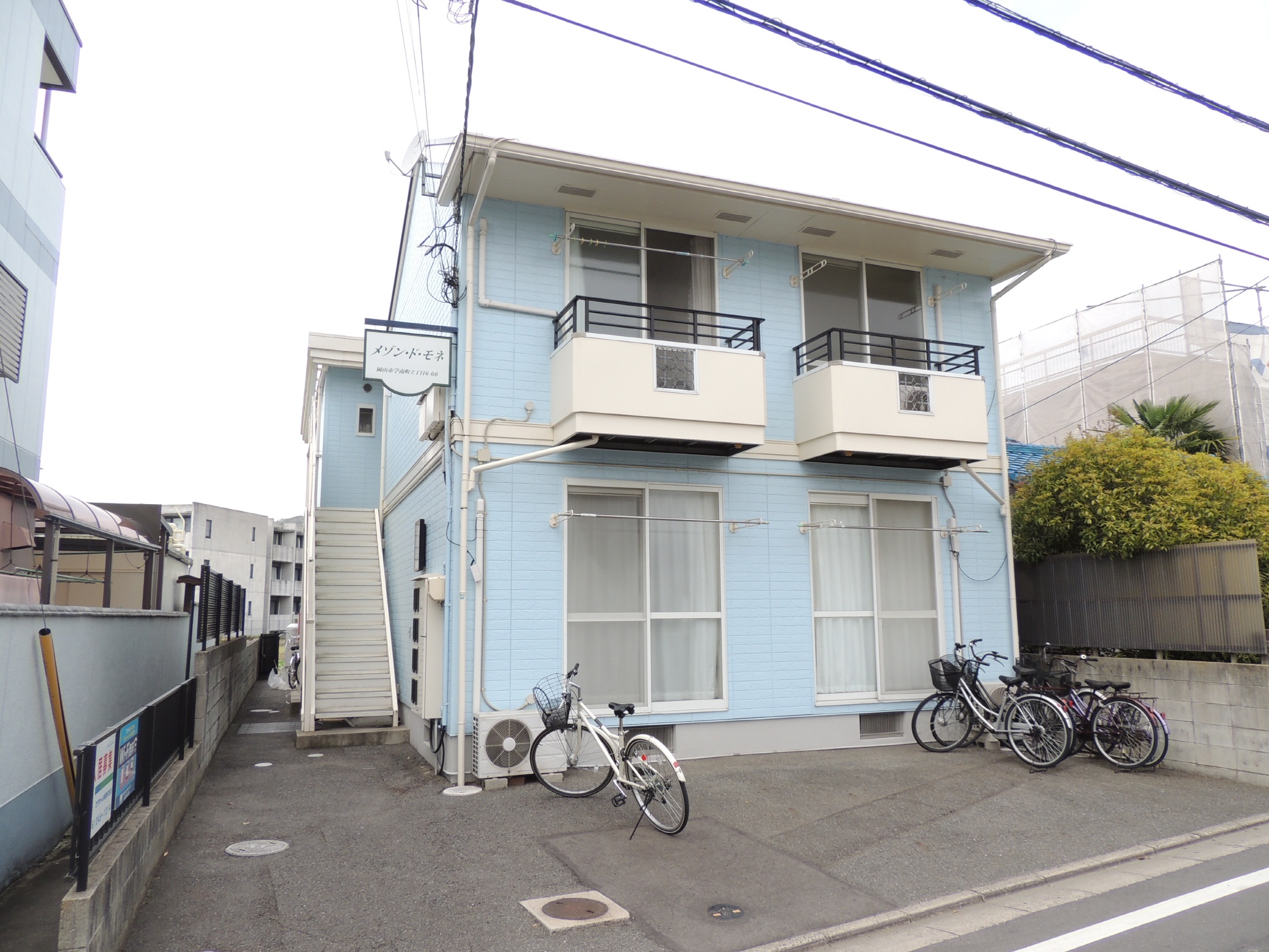 物件ライブラリー メゾンド モネ 岡山市北区学南町2丁目6 66岡山大学 岡山理科大学学校周辺の 学生 アパートは サマー ラボ アパマンショップ岡山 津島店