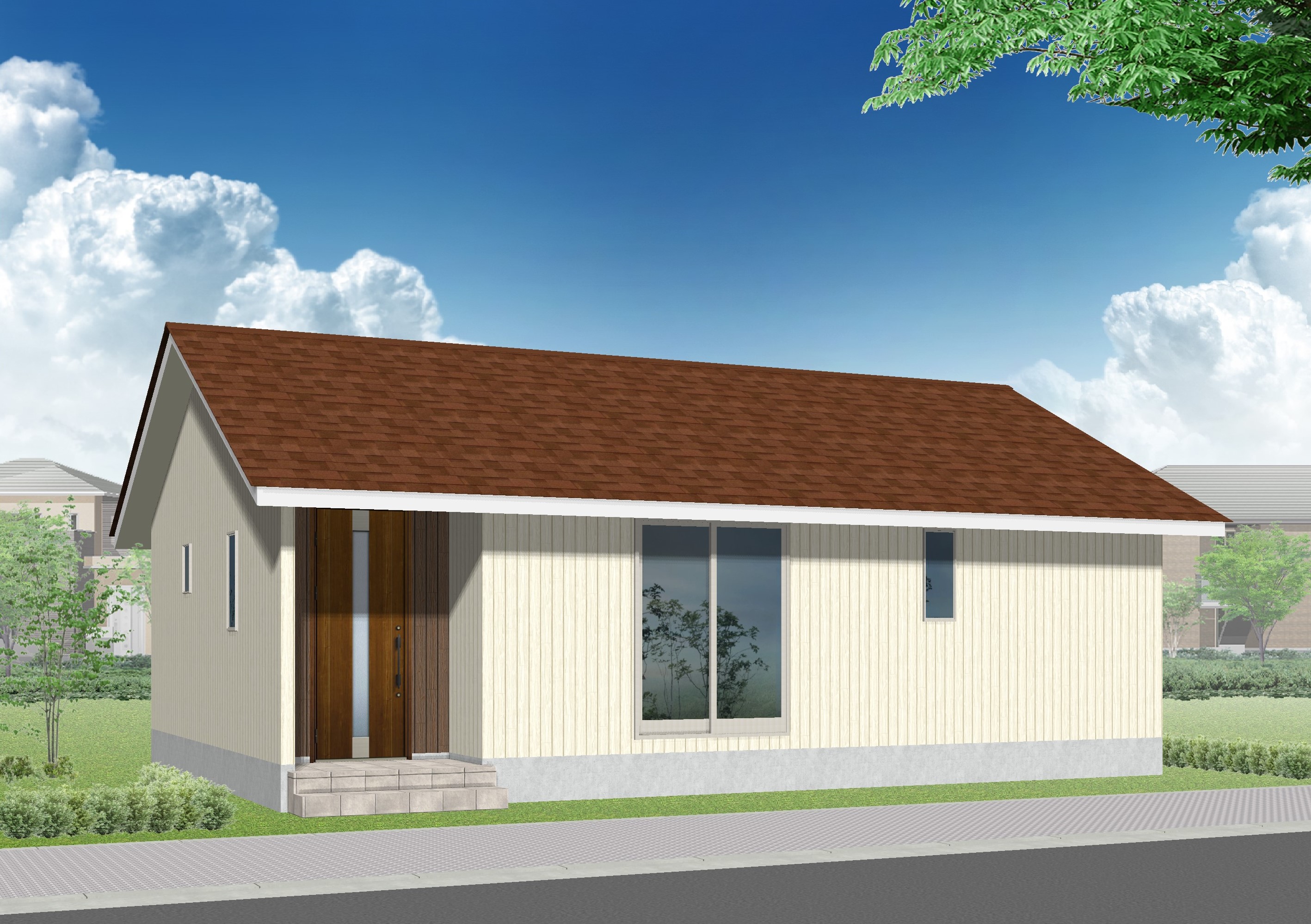 【売買】北上市立黒沢尻北小学区 北上市町分2地割571番地内 2LDKの新築建売住宅 【不動産本舗】花巻・北上・盛岡の不動産情報なら不動産