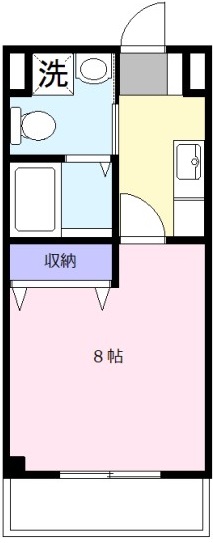 ニッセイコーポⅢA-type　間取り