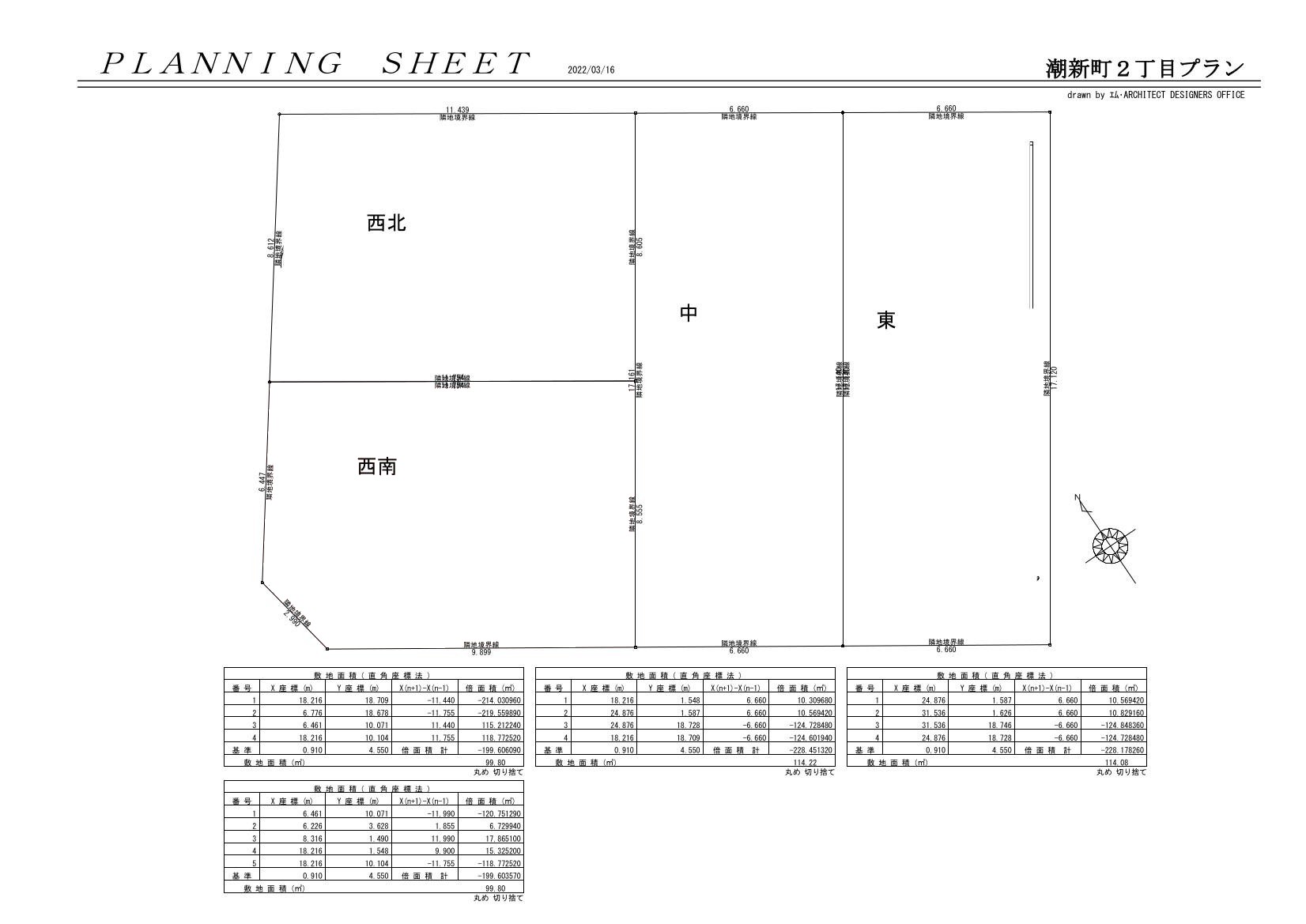 4区画